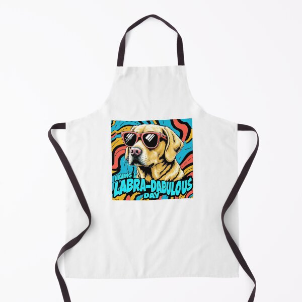 Item preview, Having a Labra-dabulous Day – Cool Labrador Dog Retro Pop Art designed and sold by WHDProduction45.