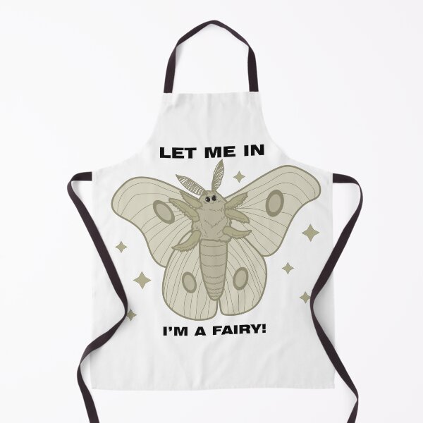 Item preview, Cute Moth Meme - Let Me In I'm A Fairy designed and sold by SKETCHYANDGRAPHIC.