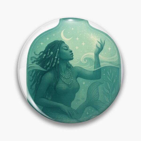 Item preview, Witchy Mermaid in a Bottle Terrarium designed and sold by thehaywirehoney.
