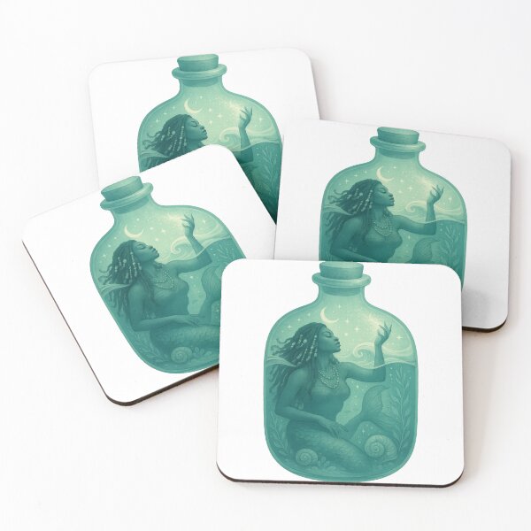Item preview, Witchy Mermaid in a Bottle Terrarium designed and sold by thehaywirehoney.