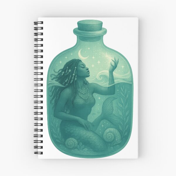 Item preview, Witchy Mermaid in a Bottle Terrarium designed and sold by thehaywirehoney.