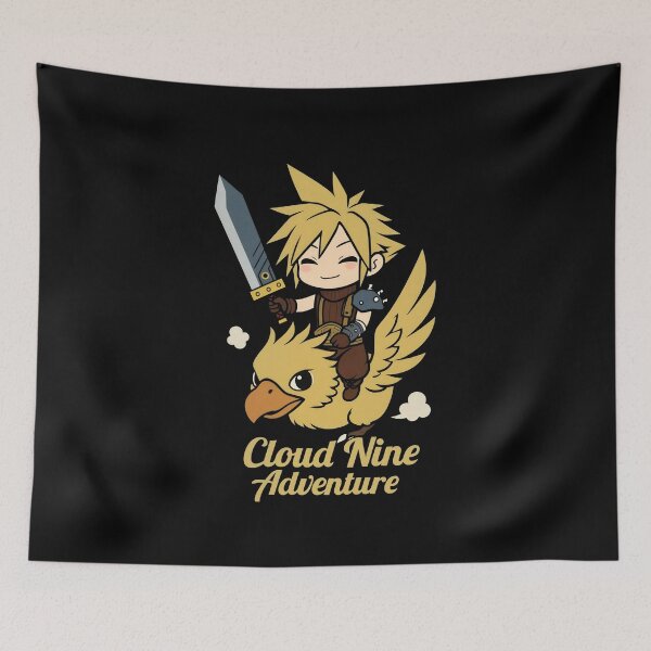 Item preview, Cute Cloud Chocobo: Fluffy Sky Hopper in Pastel Dreams designed and sold by Senpaiwaves.