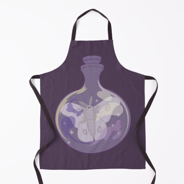 Item preview, Luna Moth in a Purple Bottle designed and sold by SKETCHYANDGRAPHIC.