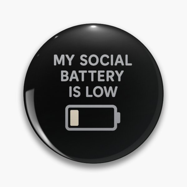 Item preview, My Social Battery Is Low | Introvert Gift designed and sold by W963x.
