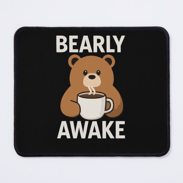 Item preview, Bearly Awake: Groggy Grizzly's Coffee Craving designed and sold by Senpaiwaves.