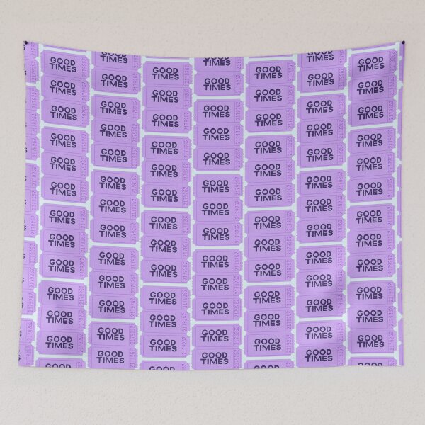 Item preview, good times tickets (purple) designed and sold by menheraaudino.