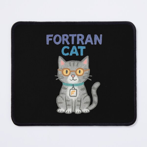 Item preview, Fortran Cat – Wise Gray Developer designed and sold by Nerd Romance Café.