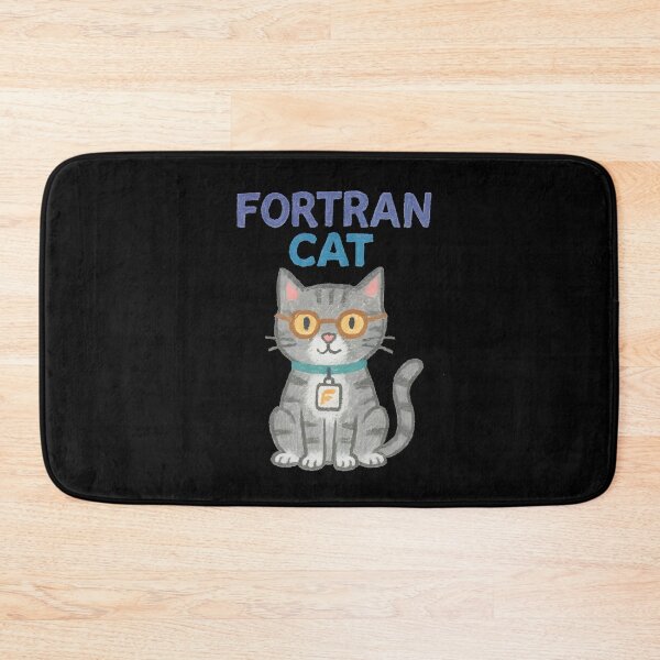 Item preview, Fortran Cat – Wise Gray Developer designed and sold by Nerd Romance Café.