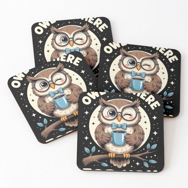 Item preview, Owl Be There For You: Wise Wingman's Punny Perch designed and sold by Senpaiwaves.