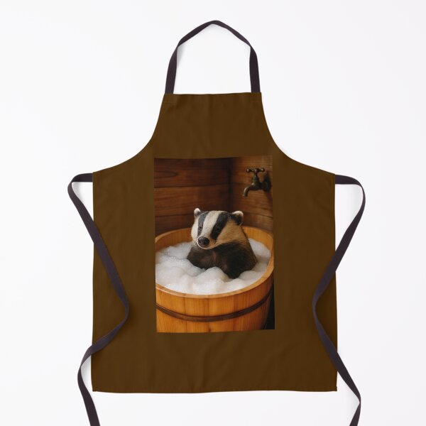 Item preview, Badger Enjoys a Bubble Bath designed and sold by Tridentulus.