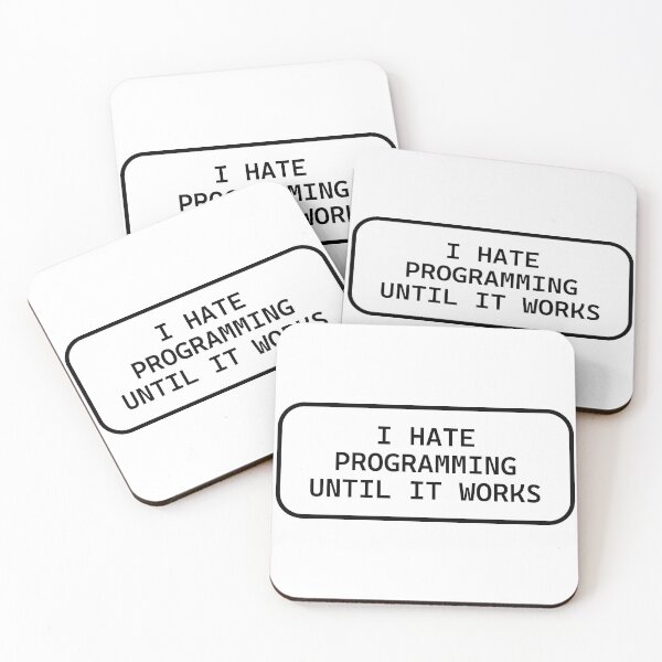 Item preview, I hate programming designed and sold by Peelya.