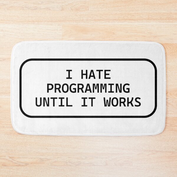 Item preview, I hate programming designed and sold by Peelya.