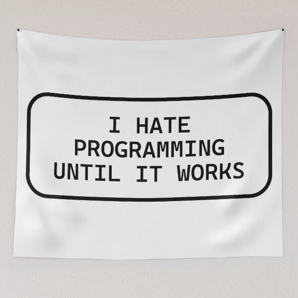 Item preview, I hate programming designed and sold by Peelya.