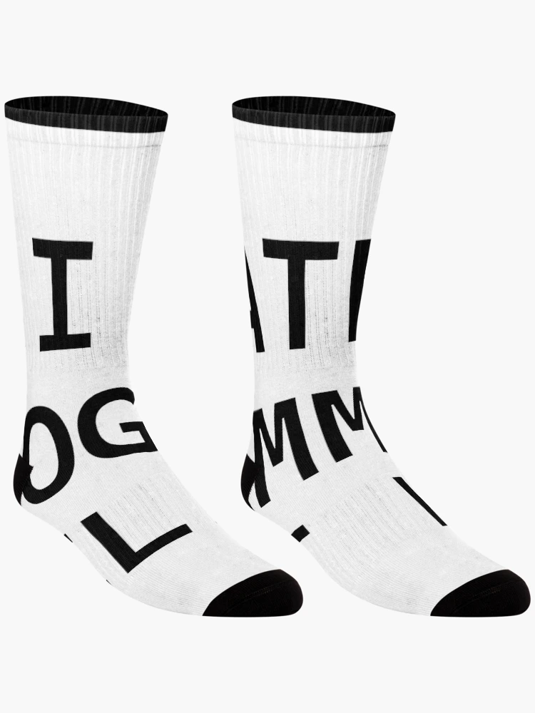 Thumbnail 3 of 5, Socks, I hate programming designed and sold by Peelya.