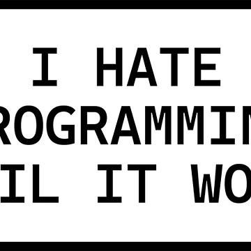 Artwork thumbnail, I hate programming by Peelya