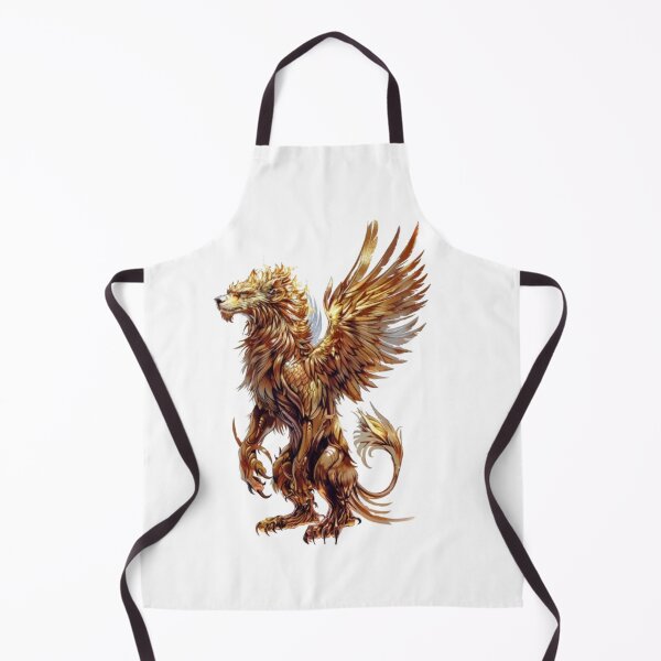 Item preview, Royal Griffin – Legendary Winged Lion of Light designed and sold by AlexLineArt.