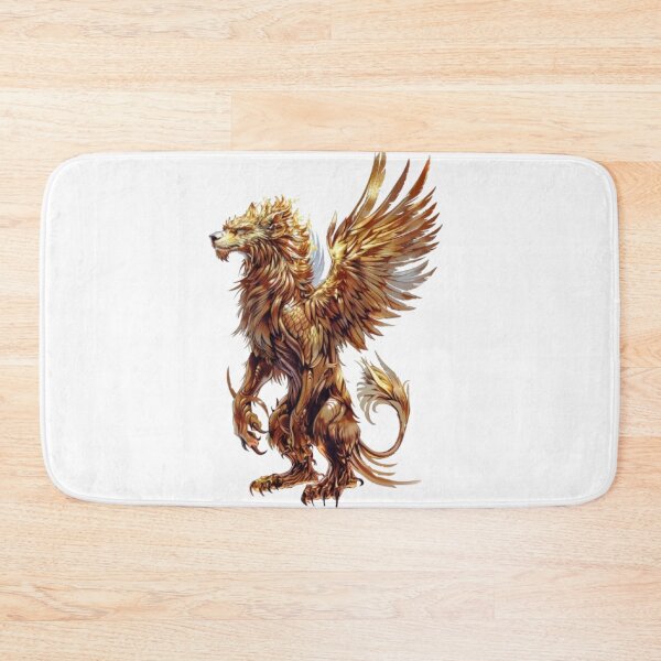Item preview, Royal Griffin – Legendary Winged Lion of Light designed and sold by AlexLineArt.