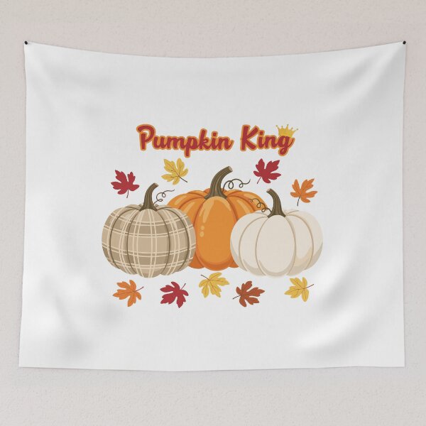 Item preview, Pumpkin King Fall Aesthetic Halloween Design designed and sold by Inkworksbyshery.