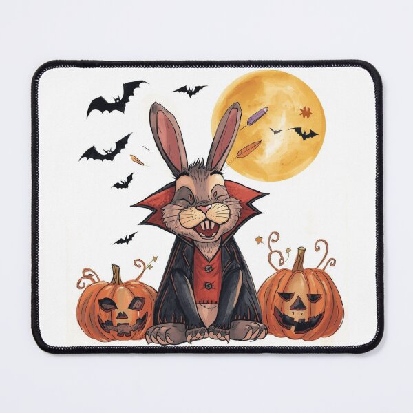 Item preview, Vampire Bunny Halloween Illustration designed and sold by DreamArtmaStudio.