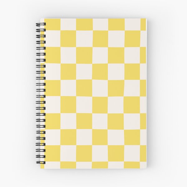 Item preview, Wavy Yellow Checkerboard Retro Pattern designed and sold by brexastore.