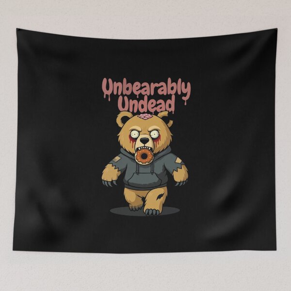 Item preview, Unbearably Undead: Zombie Bear's Ghoul-Whimsy Grin designed and sold by Senpaiwaves.