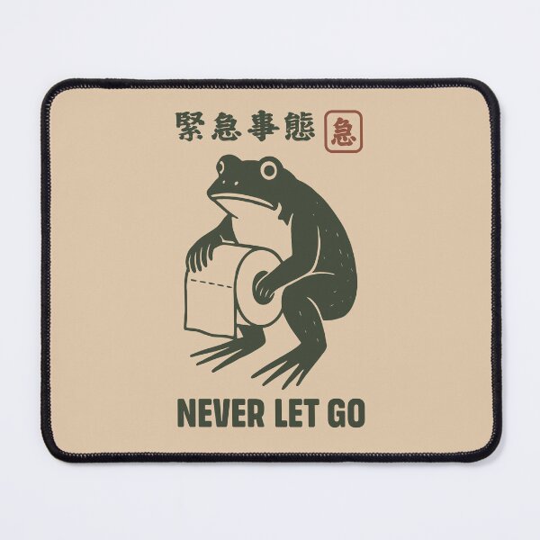 Item preview, Frog on Toilet - Never Let Go designed and sold by Faissal Thomass.