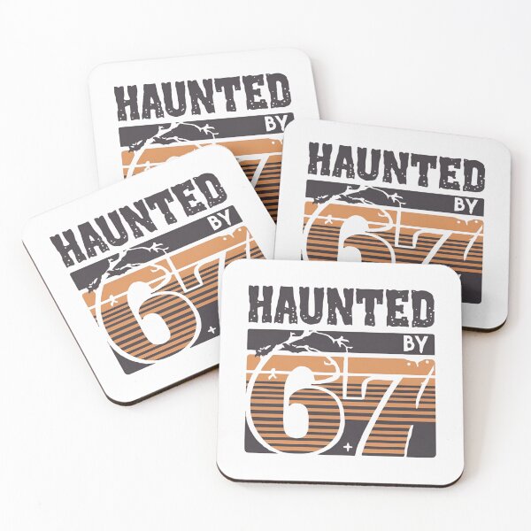 Item preview, Haunted by 67 Funny Teacher Halloween T‑Shirt with Ghost Numbers, Math Pun Costume, Spooky Season Classroom Humor designed and sold by GAIDREDA.