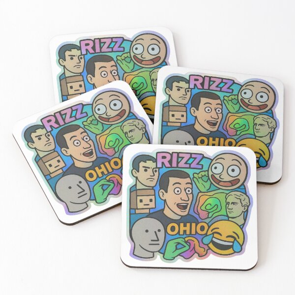 Item preview, Meme Collage Sticker – Skibidi Toilet, Ohio Memes, Sigma & Rizz Mashup | Funny Holographic Internet Meme Sticker for Laptops, Water Bottles & Gifts designed and sold by Customprinthub1.
