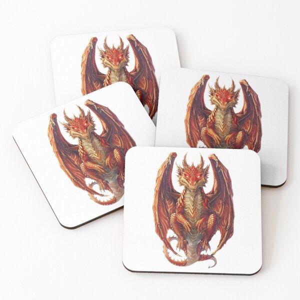 Item preview, Inferno Dragon – The Fiery Guardian of Ancient Legends designed and sold by AlexLineArt.