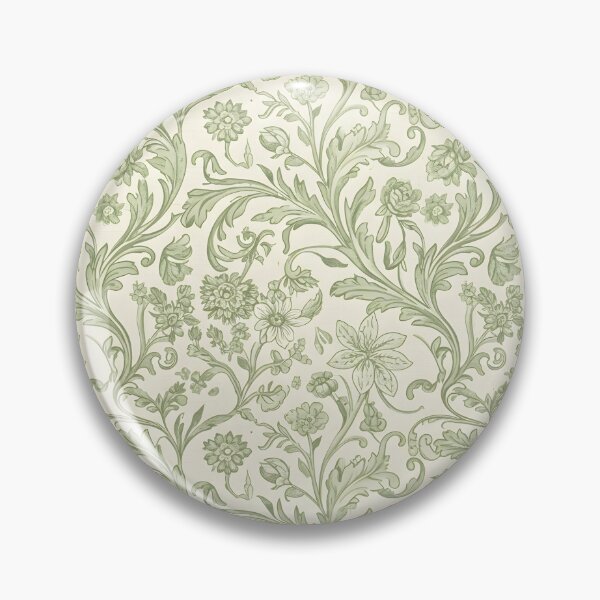 Item preview, Vintage Light Green Floral Seamless Pattern designed and sold by HolmeProud.