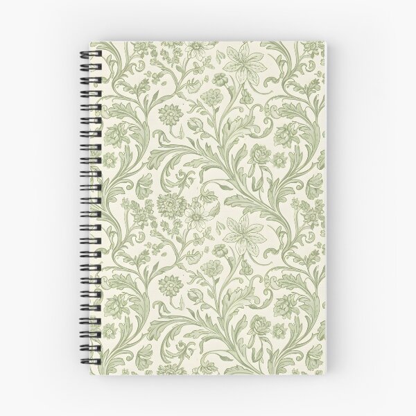 Item preview, Vintage Light Green Floral Seamless Pattern designed and sold by HolmeProud.
