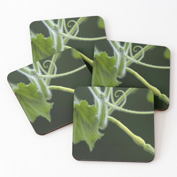 Item preview, Green vine against dark background designed and sold by lisavonbiela.