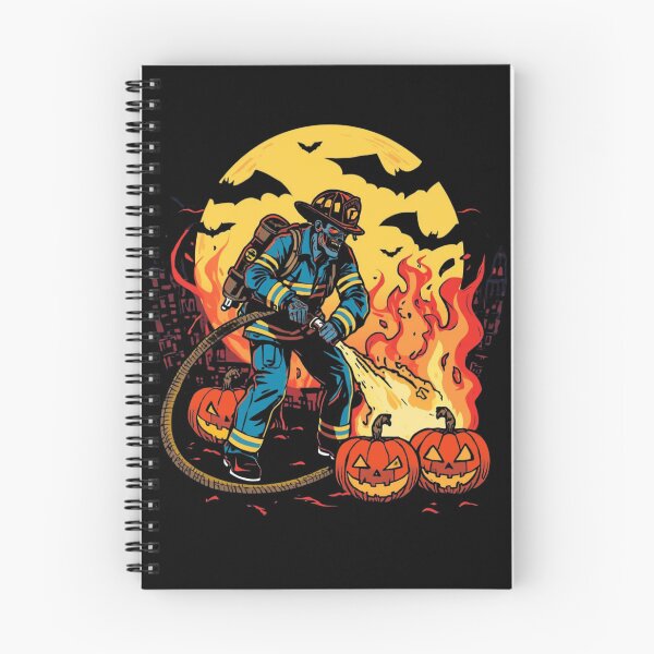 Item preview, Zombie Firefighter Saves Halloween Night designed and sold by DreamArtmaStudio.