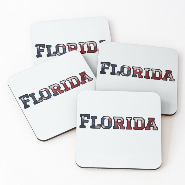 Item preview, Florida American Flag Lettering – Patriotic Stars and Stripes Typography designed and sold by Long Family Gifts.