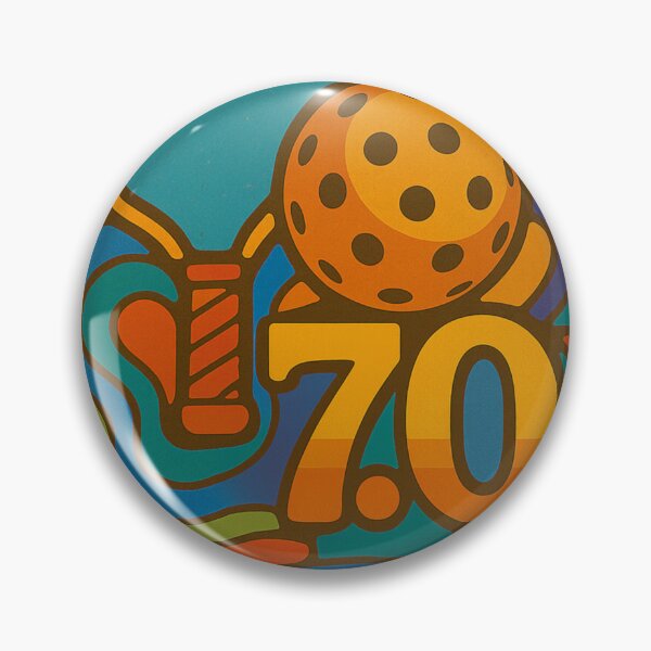 Item preview, Pickleball Player Rating 7.0 70's Style designed and sold by LovingJoyfully.