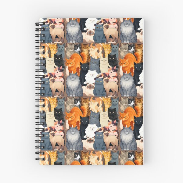 Item preview, “The Judgmental Cat Society – Pattern of Chaos & Charm”- marron designed and sold by catastrocat.