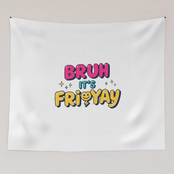 Item preview, Bruh It’s Fri‑Yay Funny Teacher T‑Shirt for Weekend Vibes, Classroom Humor, Casual Friday Energy designed and sold by GAIDREDA.