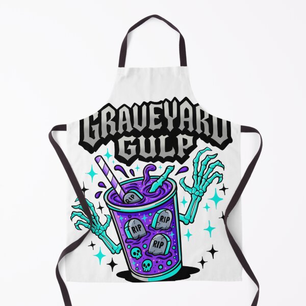 Item preview, Graveyard Gulp – Creepy Cute Skeleton Drink Art by Tamisha Cromwell designed and sold by October Forever.