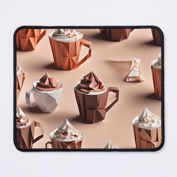 Item preview, Origami Art - Mugs of Creamy Chocolate Joy designed and sold by ArtfulFolds.