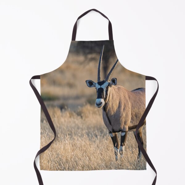 Item preview, Desert Elegance — Gemsbok at Golden Dusk in Calm Grass designed and sold by DavideAntoniani.