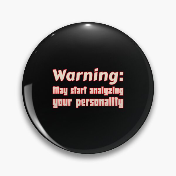 Item preview, Warning: May start analyzing your personality - counseling psychologist designed and sold by TaurusC95.