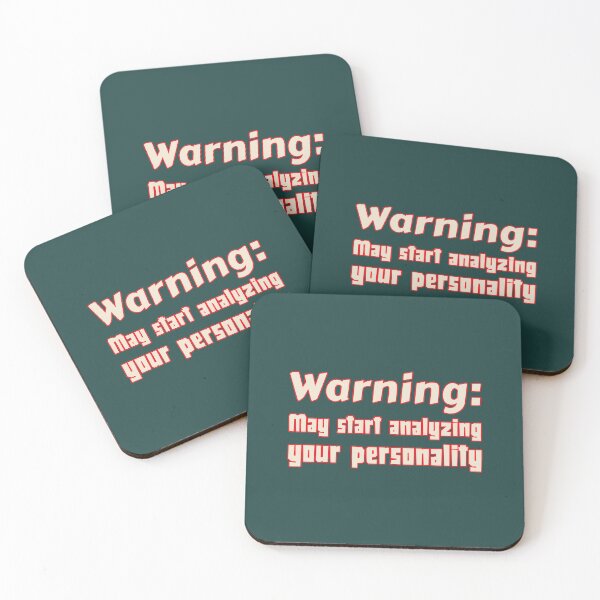 Item preview, Warning: May start analyzing your personality - counseling psychologist designed and sold by TaurusC95.