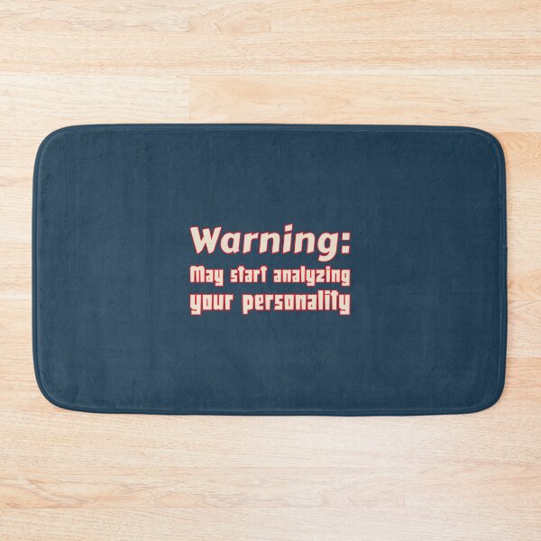 Item preview, Warning: May start analyzing your personality - counseling psychologist designed and sold by TaurusC95.