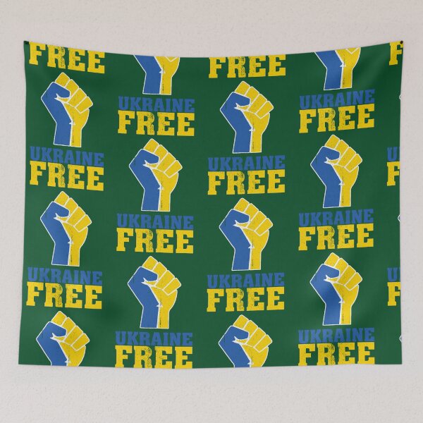 Item preview, Free Ukraine Flag Vintage designed and sold by LivyPaigeHome.
