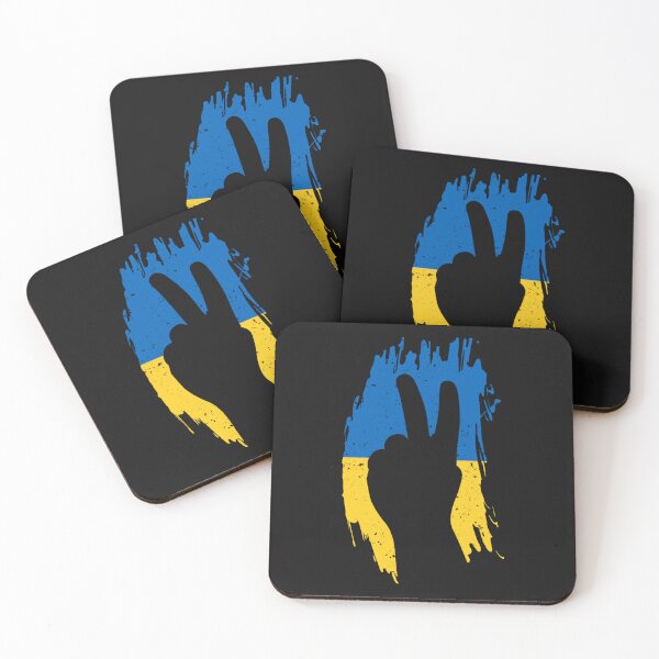 Item preview, I Stand With Ukraine - Freedom Peace Fingers Sign Tee designed and sold by LivyPaigeHome.