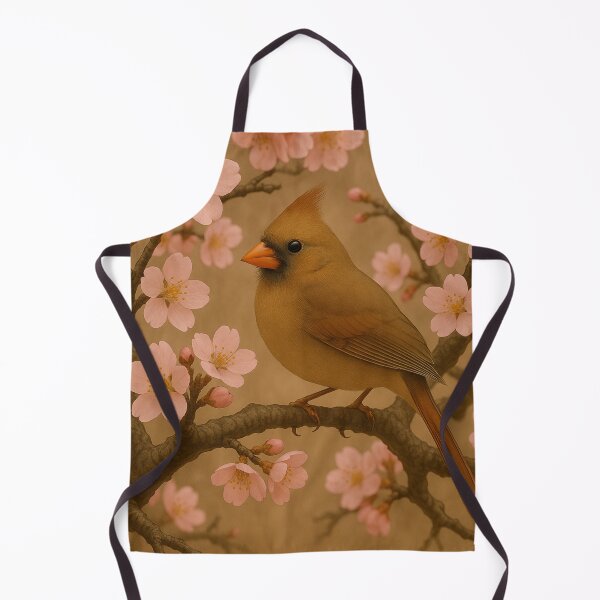 Item preview, Beautiful Northern Cardinal on Branch Nature Artwork designed and sold by Zionandzenaco.