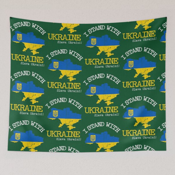 Item preview, I Stand With Ukraine Slava Ukraini Glory designed and sold by LivyPaigeHome.
