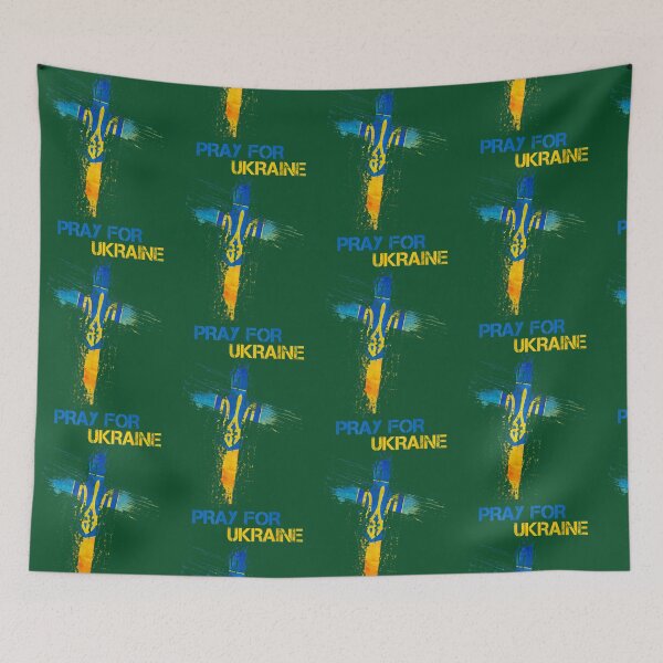 Item preview, Pray For Ukraine God Bless Ukraine Ukrainian Flag designed and sold by LivyPaigeHome.
