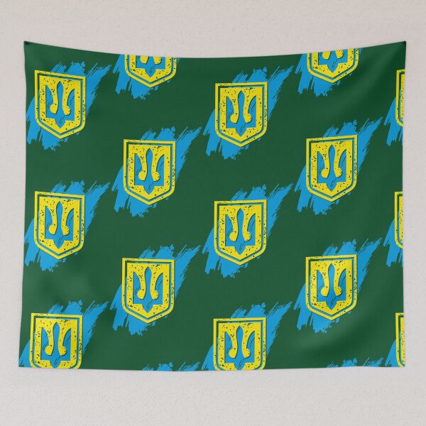 Item preview, Ukrainian Emblem Trident Coat of Arms of Ukraine Flag designed and sold by LivyPaigeHome.