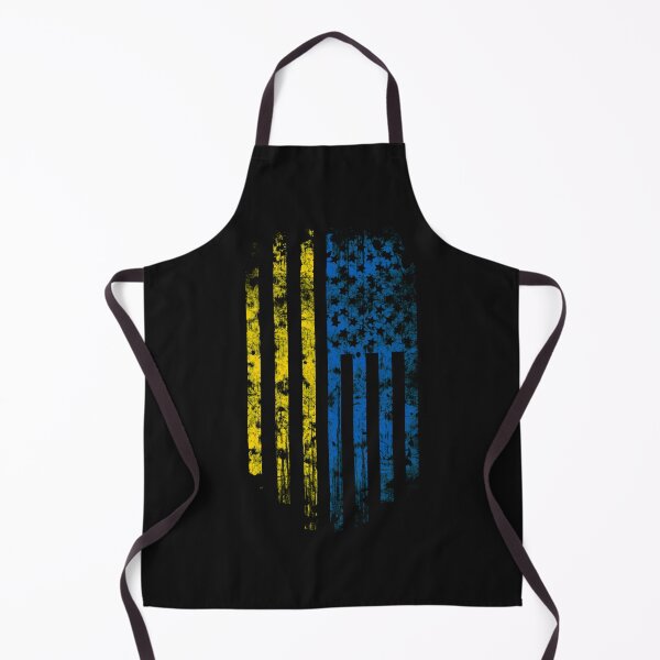 Item preview, Ukraine and America Flag Combo Distressed Design designed and sold by LivyPaigeHome.